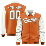 Custom Orange White Jacket