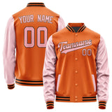 Custom Orange Light Pink Jacket