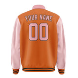 Custom Orange Light Pink Jacket