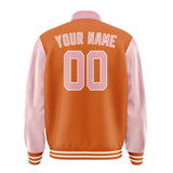 Custom Orange Light Pink Jacket