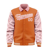 Custom Orange Light Pink Jacket