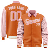 Custom Orange Light Pink Jacket