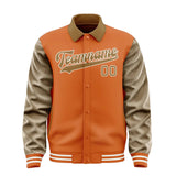 Custom Orange Khaki Jacket