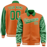 Custom Orange Emerald Green Jacket