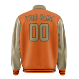 Custom Orange Light Khaki Jacket