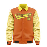 Custom Orange Light Yellow Jacket