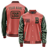 Custom Copper Rose Dark Green Jacket