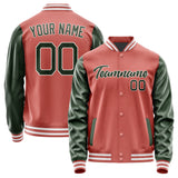 Custom Copper Rose Dark Green Jacket