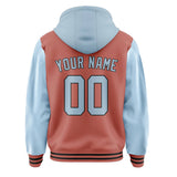 Custom Copper Rose Light Blue Jacket