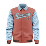 Custom Copper Rose Light Blue Jacket