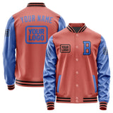 Custom Copper Rose Sky Blue Jacket JA292909291717090917