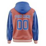 Custom Copper Rose Sky Blue Jacket