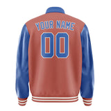 Custom Copper Rose Sky Blue Jacket
