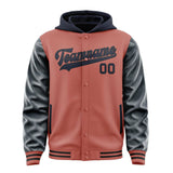 Custom Copper Rose Navy Jacket