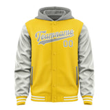 Custom Gold Gray Jacket