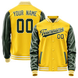 Custom Gold Dark Green Jacket