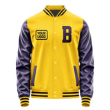 Custom Gold Purple Jacket JA303007301717070717