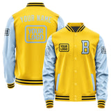 Custom Gold Light Blue Jacket