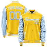 Custom Gold Light Blue Jacket