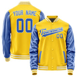 Custom Gold Sky Blue Jacket