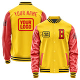 Custom Gold Orange Red Jacket