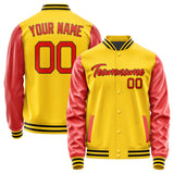 Custom Gold Orange Red Jacket JA3030123017B21712