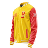 Custom Gold Orange Red Jacket JA303012301818121218