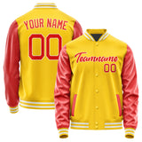 Custom Gold Orange Red Jacket