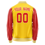 Custom Gold Orange Red Jacket JA3030123018B31812