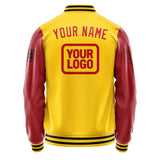 Custom Gold Red Jacket JA303014301717141417