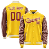 Custom Gold Coral Red Jacket