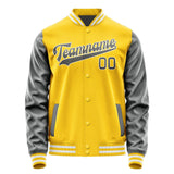 Custom Gold Dark Grey Jacket JA3030203018B31820