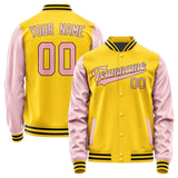 Custom Gold Light Pink Jacket
