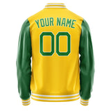 Custom Gold Emerald Green Jacket JA3030243017B21724