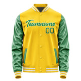 Custom Gold Emerald Green Jacket JA3030243017B21724