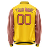 Custom Gold Orange Jacket JA3030283018B21828