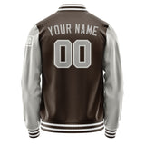 Custom Brown Gray Jacket Jb0101040118041818