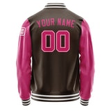 Custom Brown Pink Jacket Jb0101130118131818