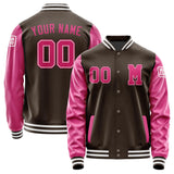 Custom Brown Pink Jacket Jb0101130118131818