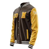 Custom Brown Yellow Jacket Jb0101190118191818