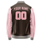 Custom Brown Light Pink Jacket Jb0101210118211818