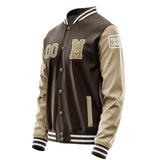 Custom Brown Light Khaki Jacket Jb0101250118251818