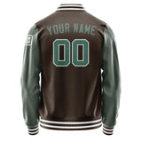 Custom Brown Blue Green Jacket Jb0101270118271818