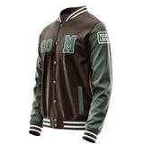 Custom Brown Blue Green Jacket Jb0101270118271818