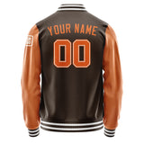 Custom Brown Orange Jacket Jb0101280118281818