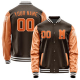 Custom Brown Orange Jacket Jb0101280118281818