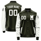 Custom Olive White Jacket Jb0202180217181817