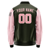 Custom Olive Light Pink Jacket Jb0202210217211817