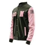 Custom Olive Light Pink Jacket Jb0202210217211817