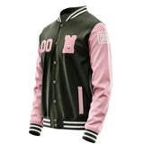 Custom Olive Light Pink Jacket Jb0202210218211818